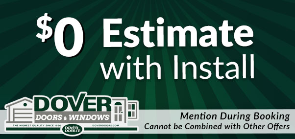 0 estimate with install dover